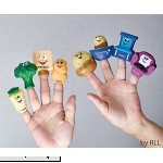 Finger Puppets Set for Kids Vinyl Passover Mah Nishtana Design  B07B4DZWPX